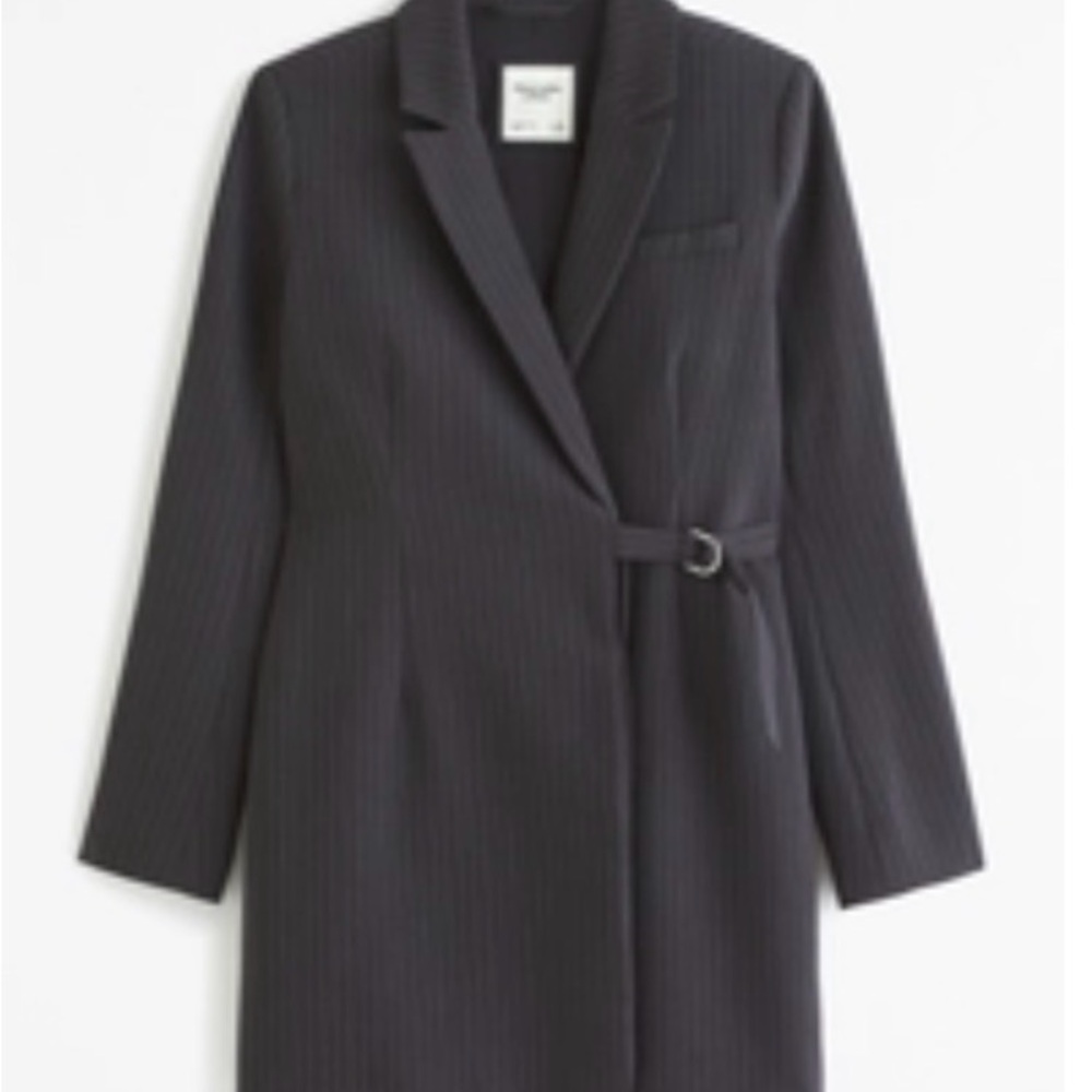 Abercrombie & Fitch Side Belt Blazer Mini Dress